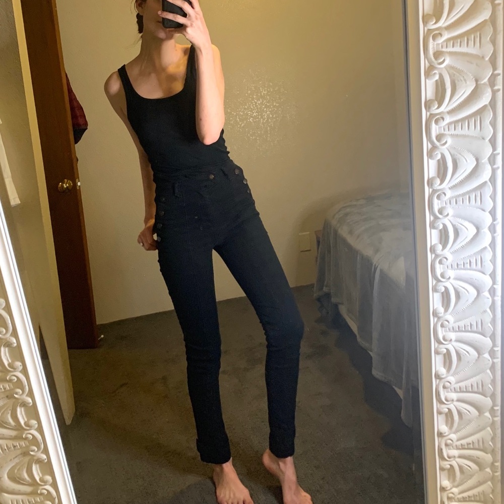 Black Skinny Denim Trouser